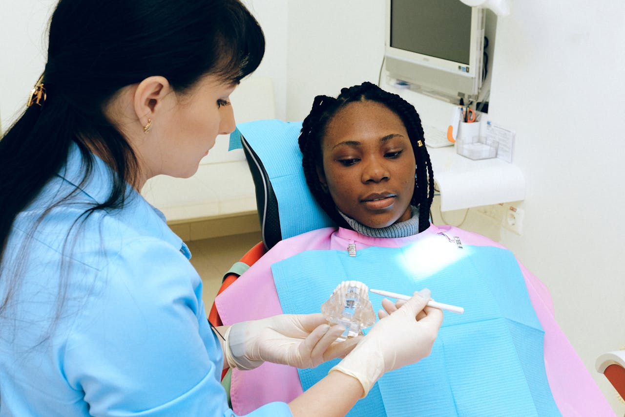 patient in dental office