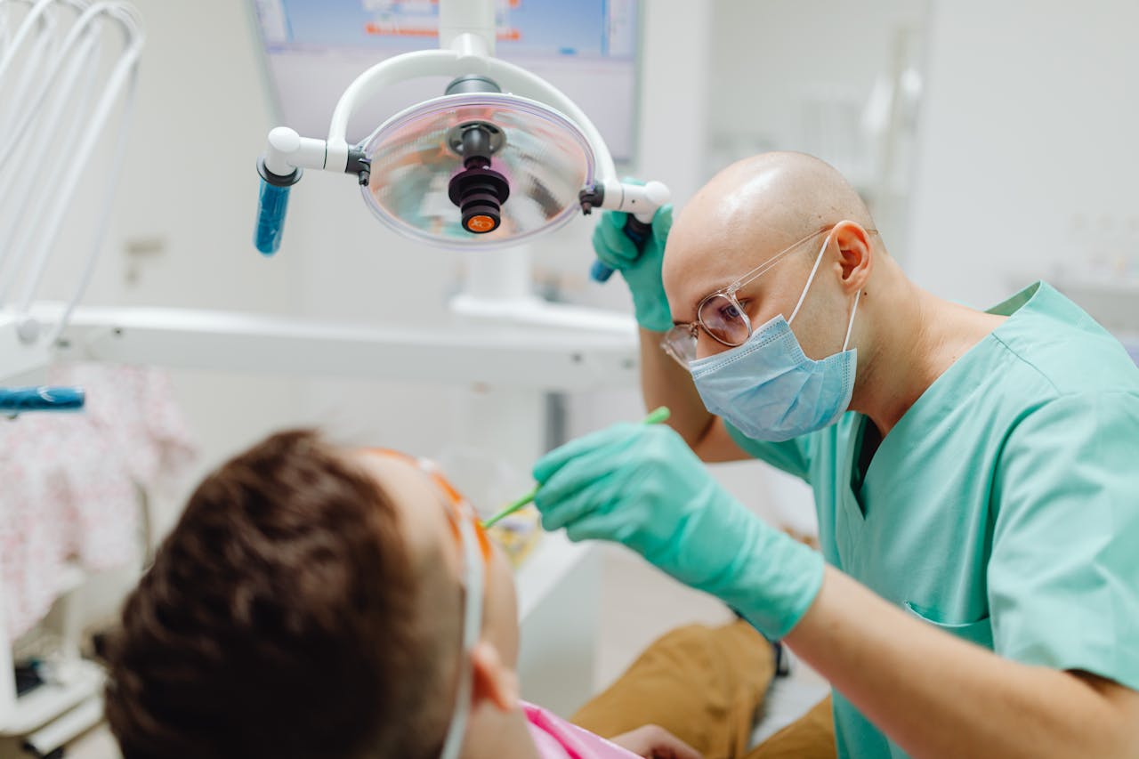 patient in dental office